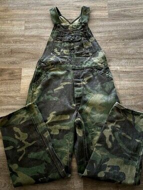Vintage 90s Liberty Camo Overalls